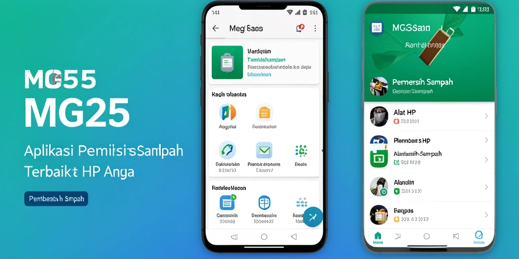 Tampilan antarmuka aplikasi MG525 yang sederhana dan efektif.