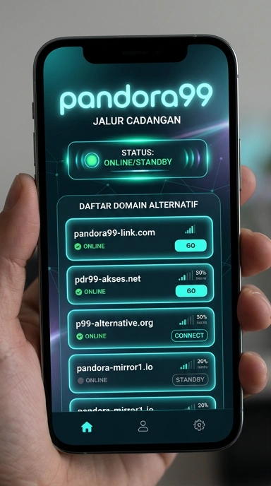 Tampilan link alternatif pandora99